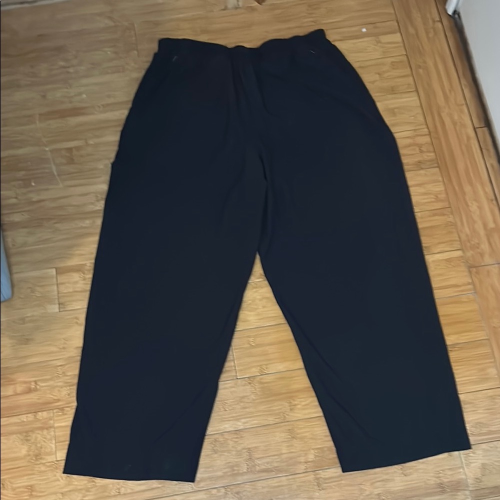 lululemon athletica Black Wide-Leg Pants